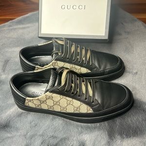 Men’s Gucci size 11D Nero Soft Tessuto